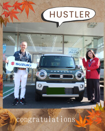 クールカーキのハスラー納車しました☆彡